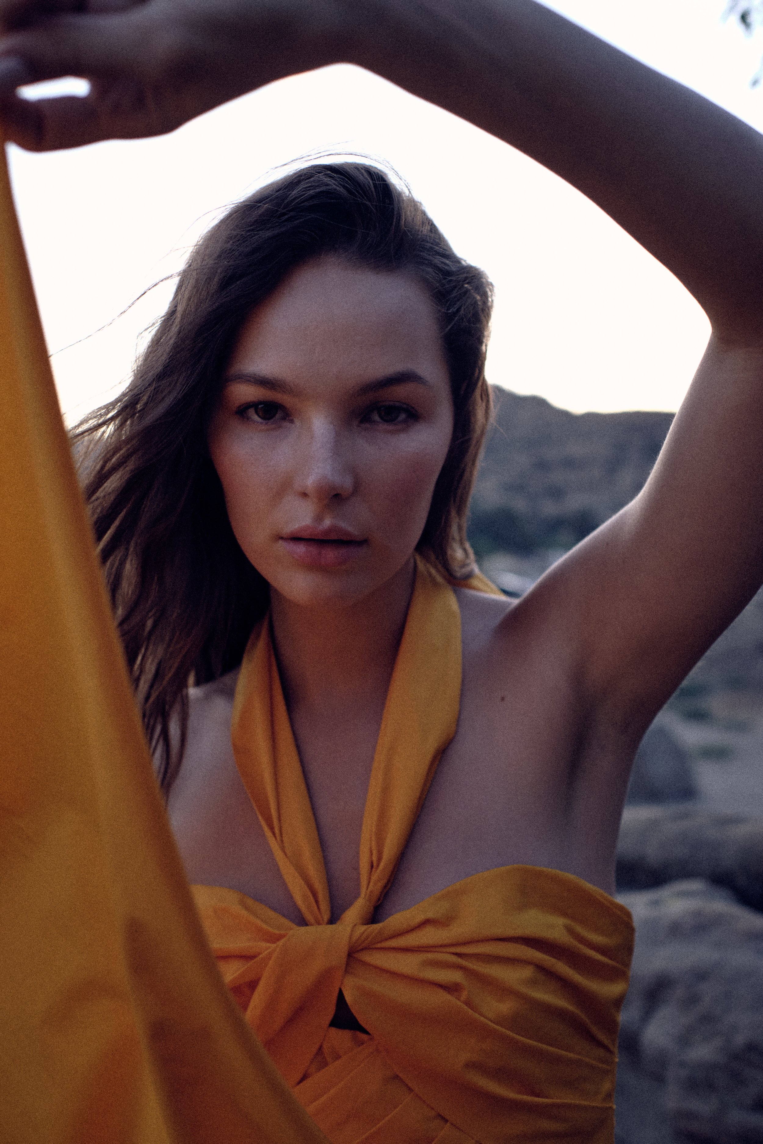 Jaelynn Hinton photographed by Sebastian Keefe. Styled by Milaya Hanson
