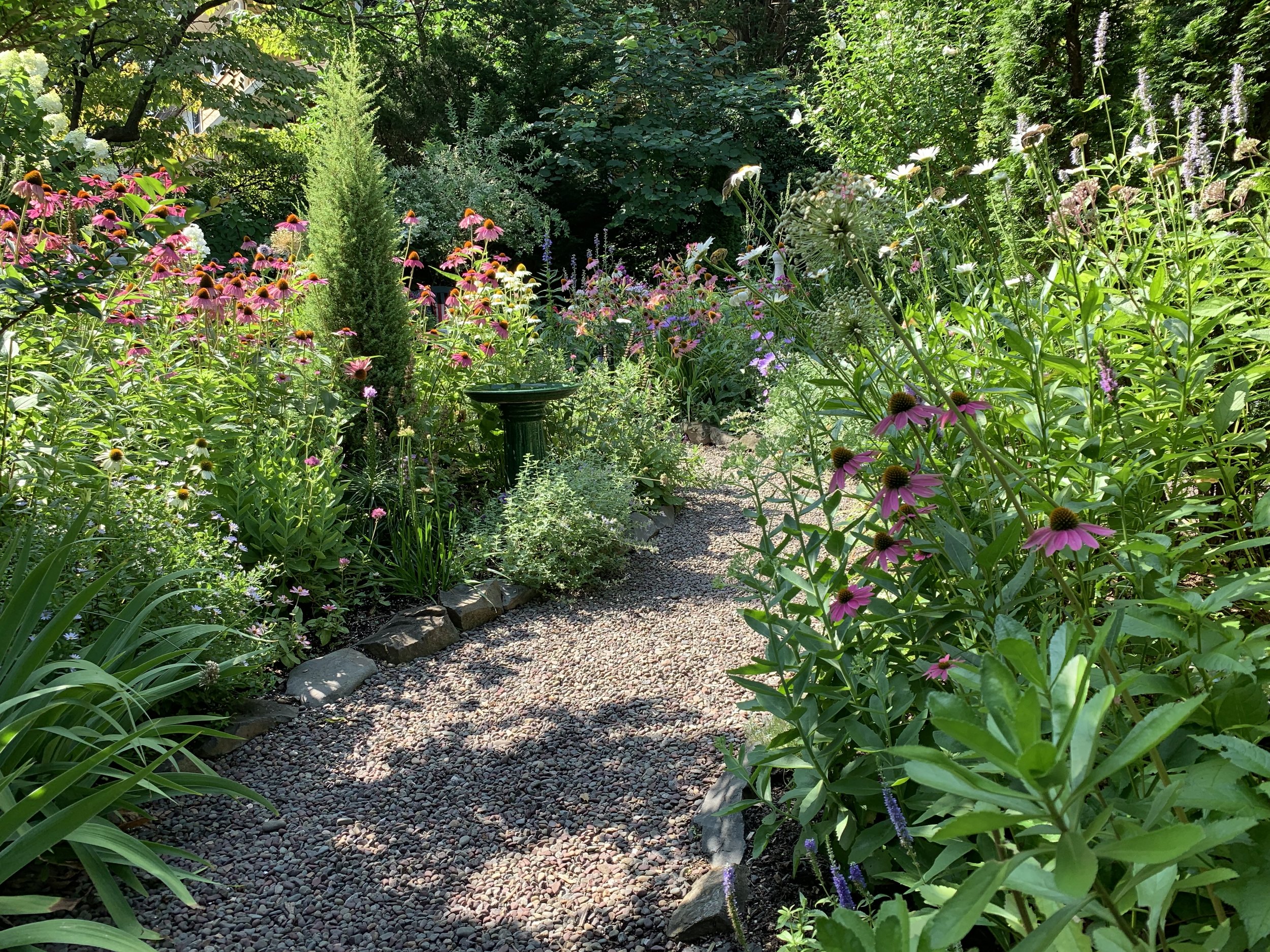 Back Garden Pathway, Elm Cottage
