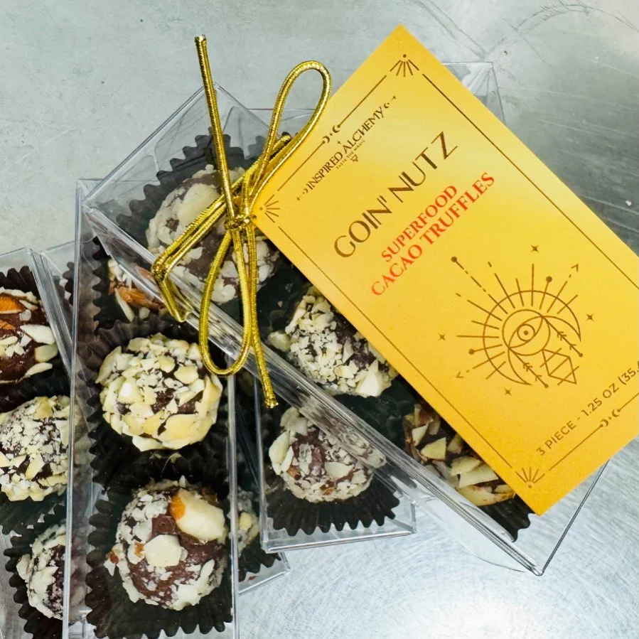 Superfood Cacao Truffles - Goin' Nutz - 3  Pack ~ CURBSIDE PICK UP ONLY