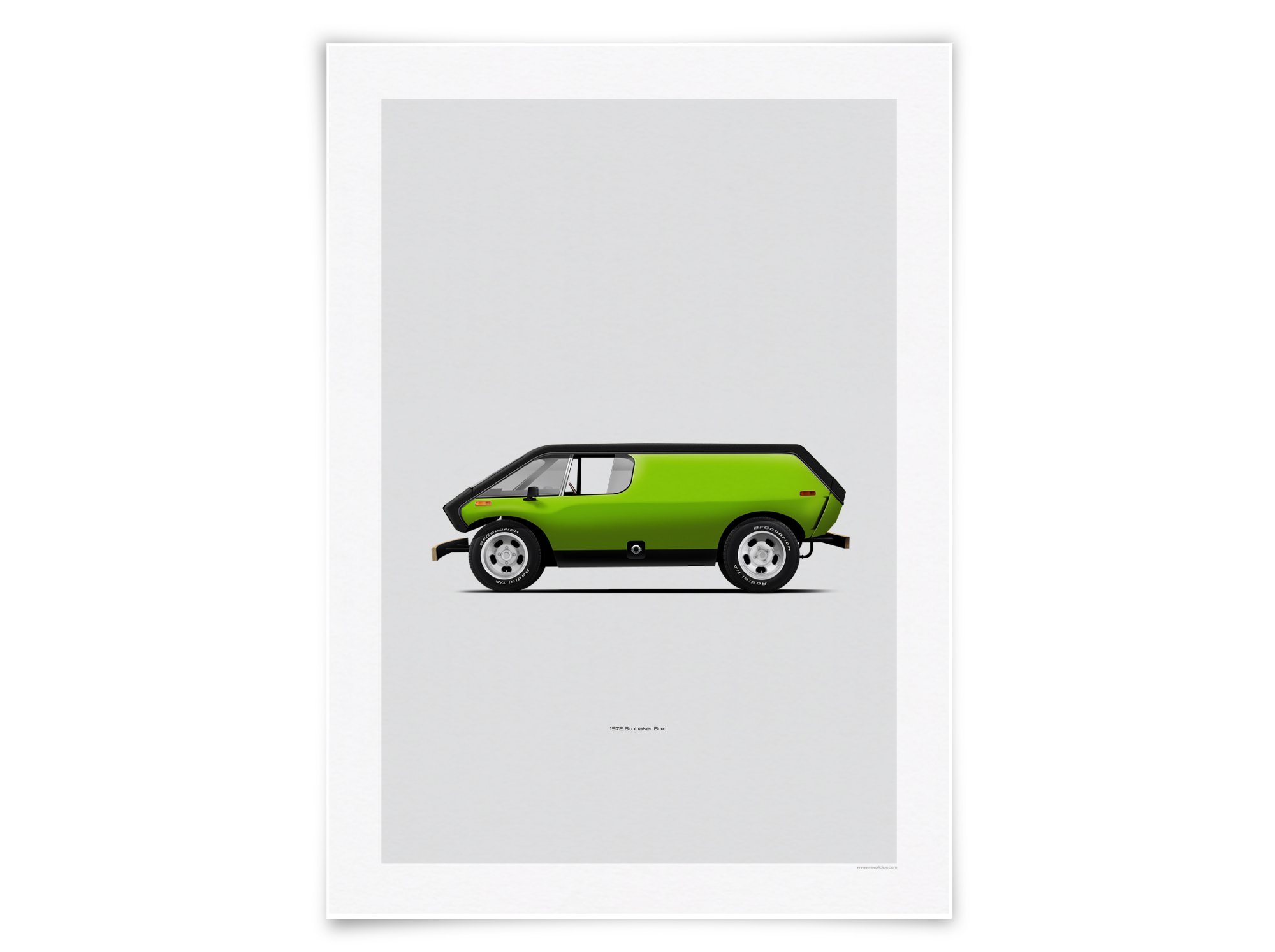 1972 Brubaker Box - Car poster, car illustration, car print