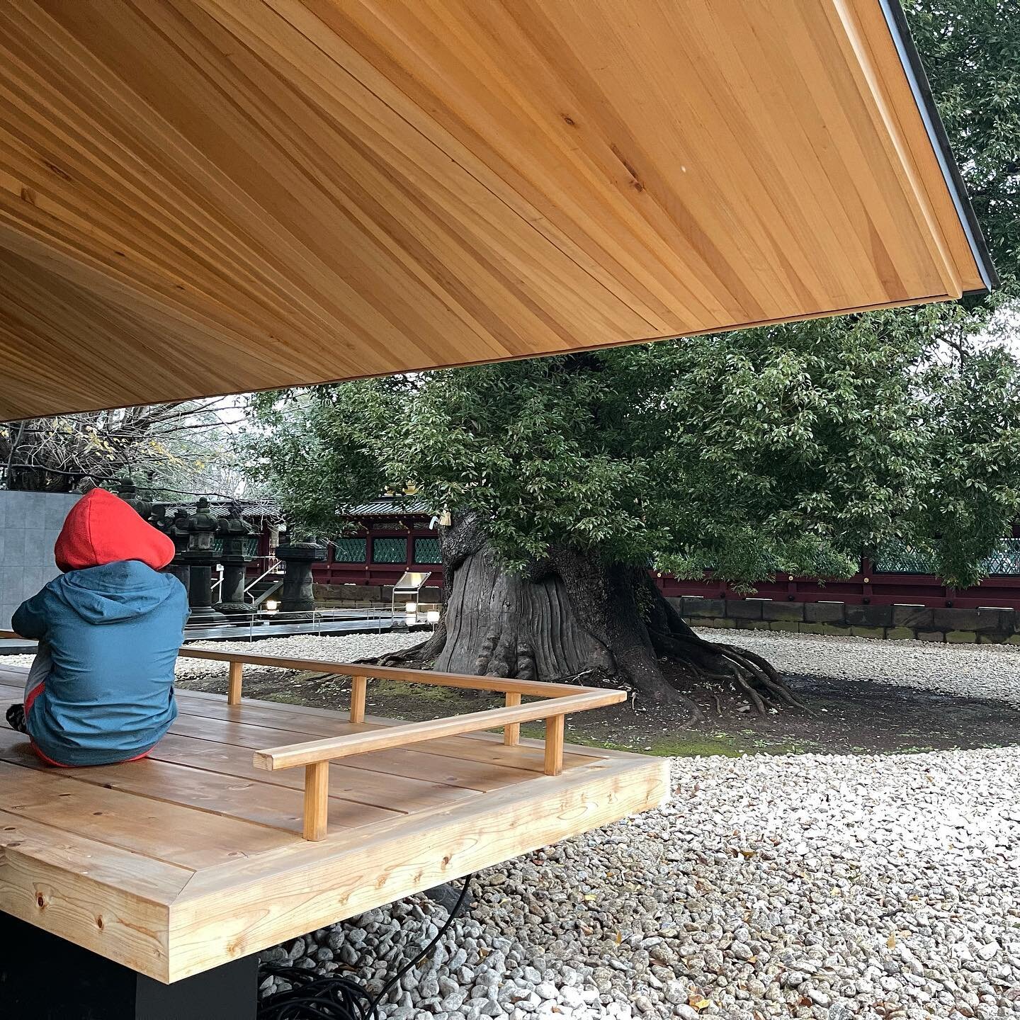 Our favorite architectural Tokyo moment happened in the Ueno park in the new addition to the Nikko Tosho-go Shrine!

Great architecture by the Hiroshi Nakamura office.