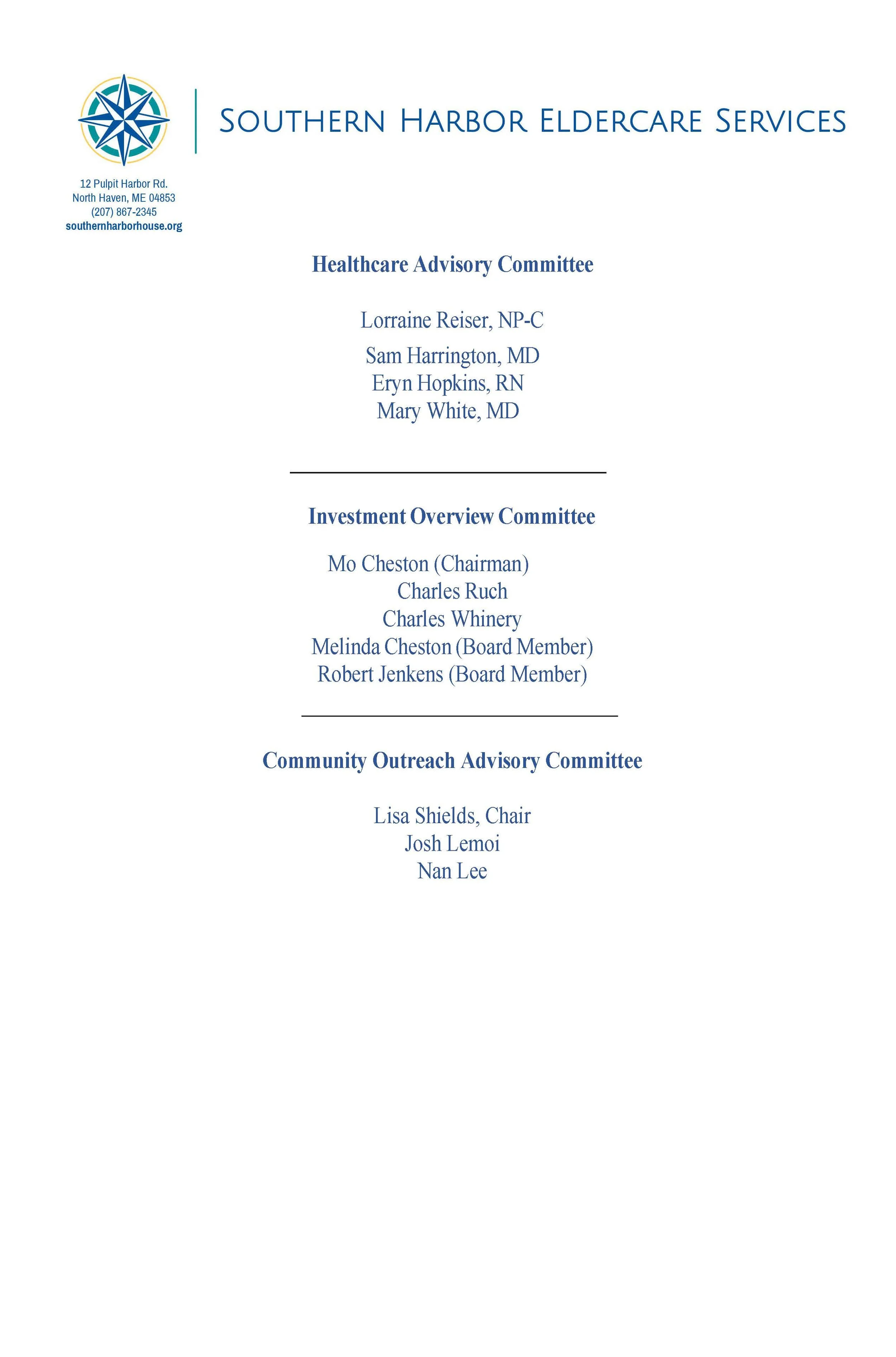 About — Southern Harbor House