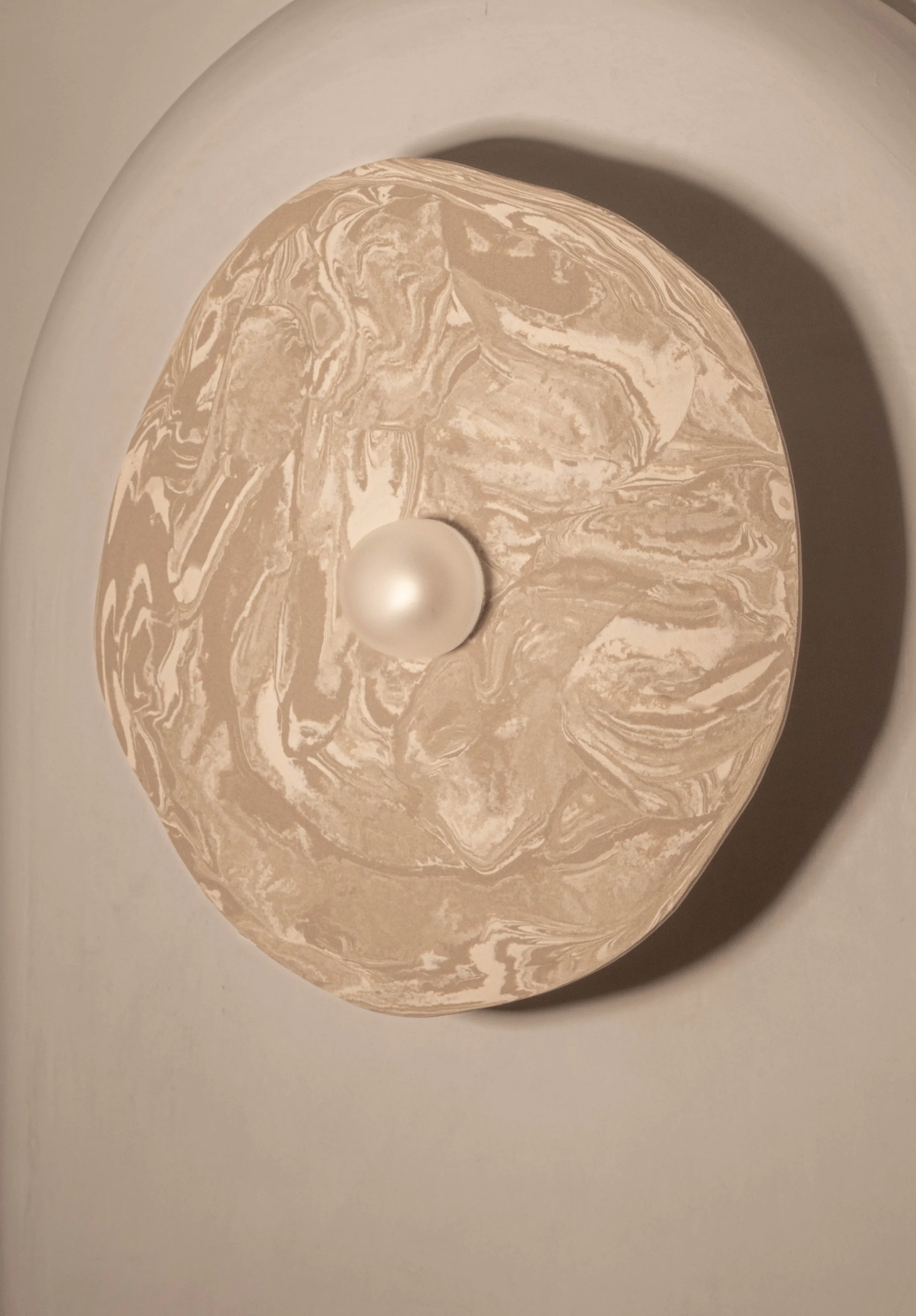Organic ceramic sconce 35/40 (NEW)