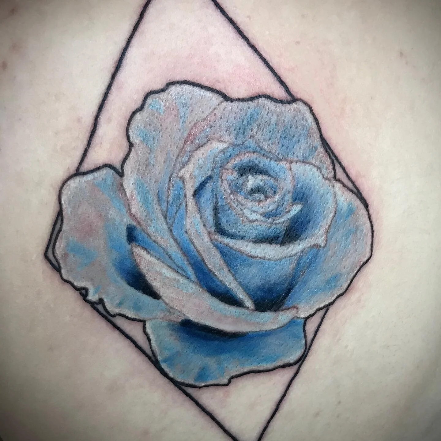 Blue rose for Liam, first tattoo Tattooed by @starchildtattoo For info DM 👉🏻@starchildtattoo or text her at 8013896983 .
.
.
.
.
.
.
Using nothing but the best
 @tattooloverscare
@eternalink 
@divincineedles
.
.
.
.
#outerdarknessstudio #slc #801 #