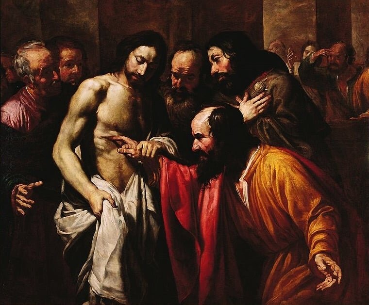 Doubting Thomas Sees Jesus