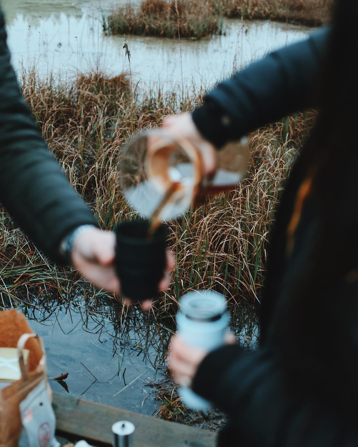 Good coffee is best when shared with friends in the great outdoors ☺️✨