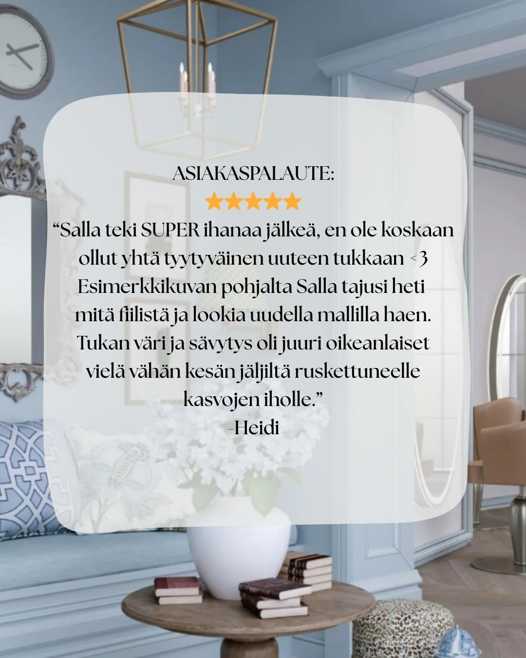 Kiitos asiakkaille ihanista palautteista❤️
Tervetuloa vanhat ja uudet asiakkaat!

#vainparastahiuksillesi #kampaamoespoo #kampaajaespoo #tapiola #hiustenv&auml;rj&auml;ys #hiustenleikkaus #hiukset 
@shortcutfinland