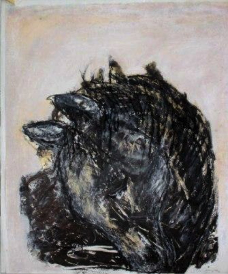 Bestiary Horse monoprint pastel.png