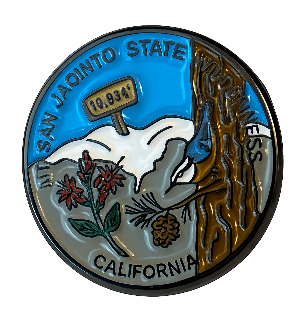 San Jacinto State Wilderness, Lapel Pin 1"