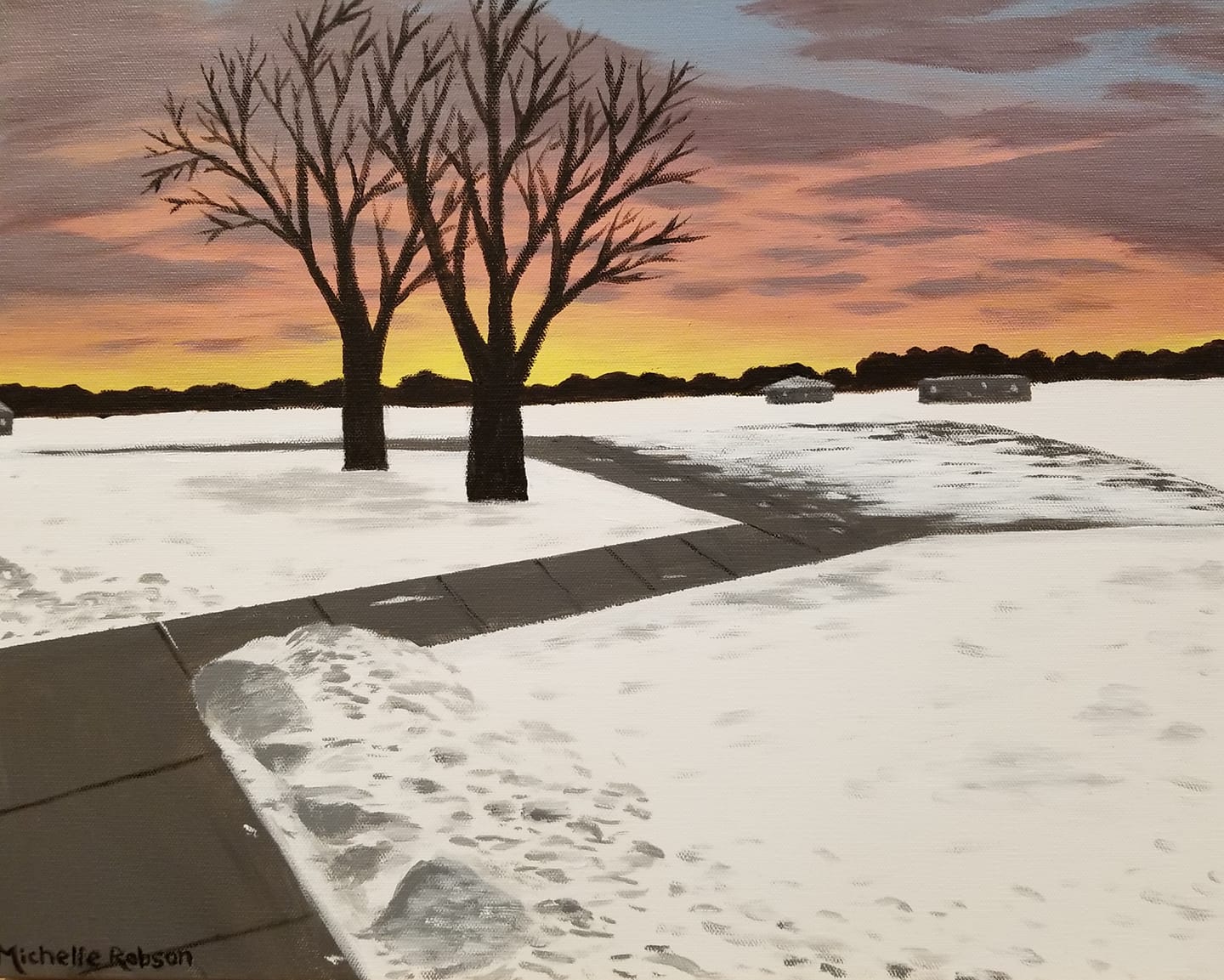 Winter Sunrise at Work