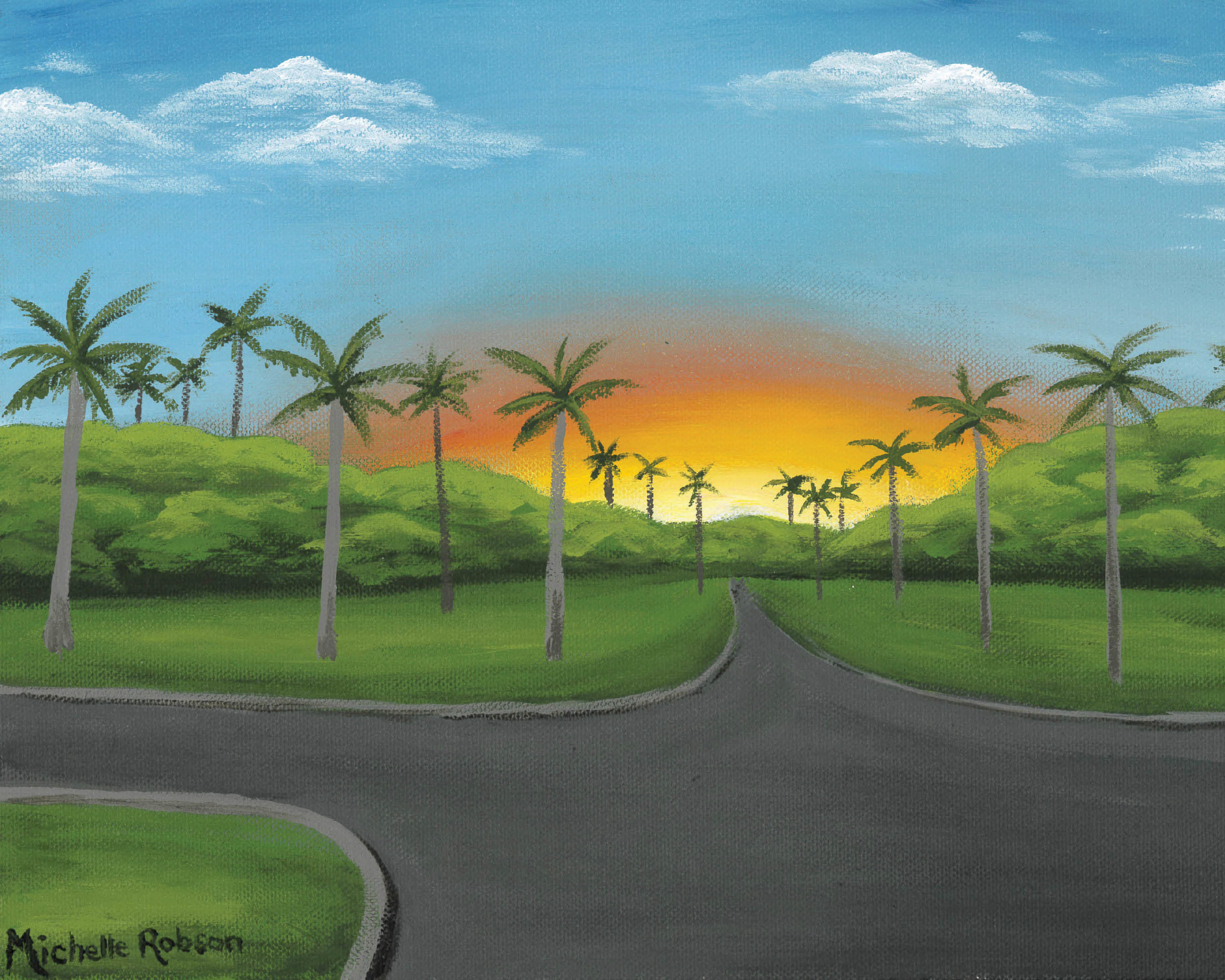 Sunset in Paradise