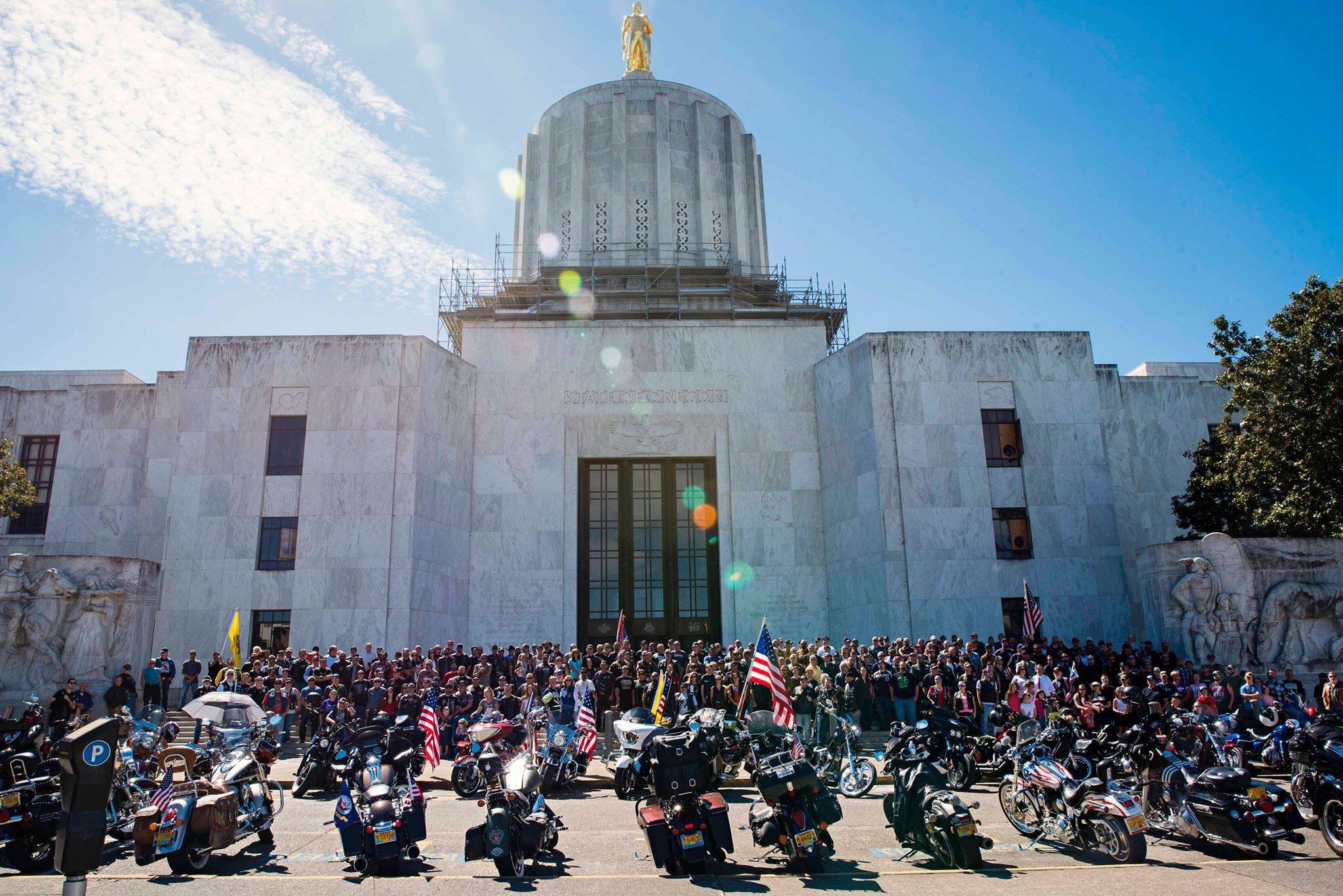 Biker rally at the Capitol