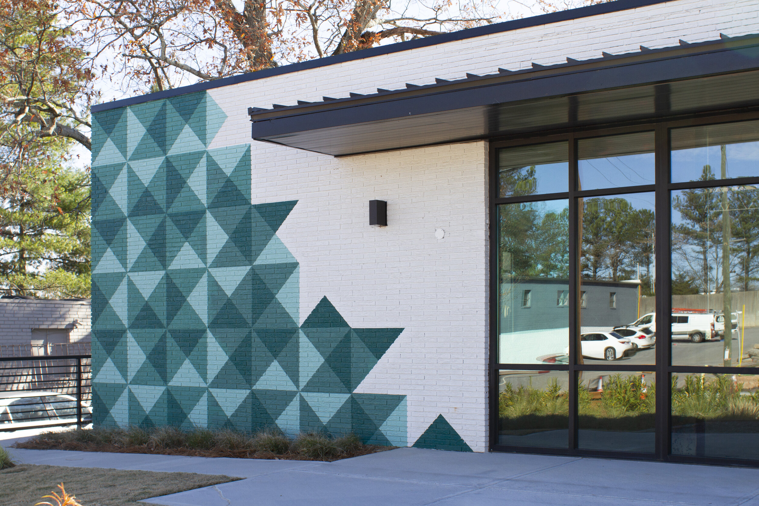 Eastside Chamblee Geometric Artwall