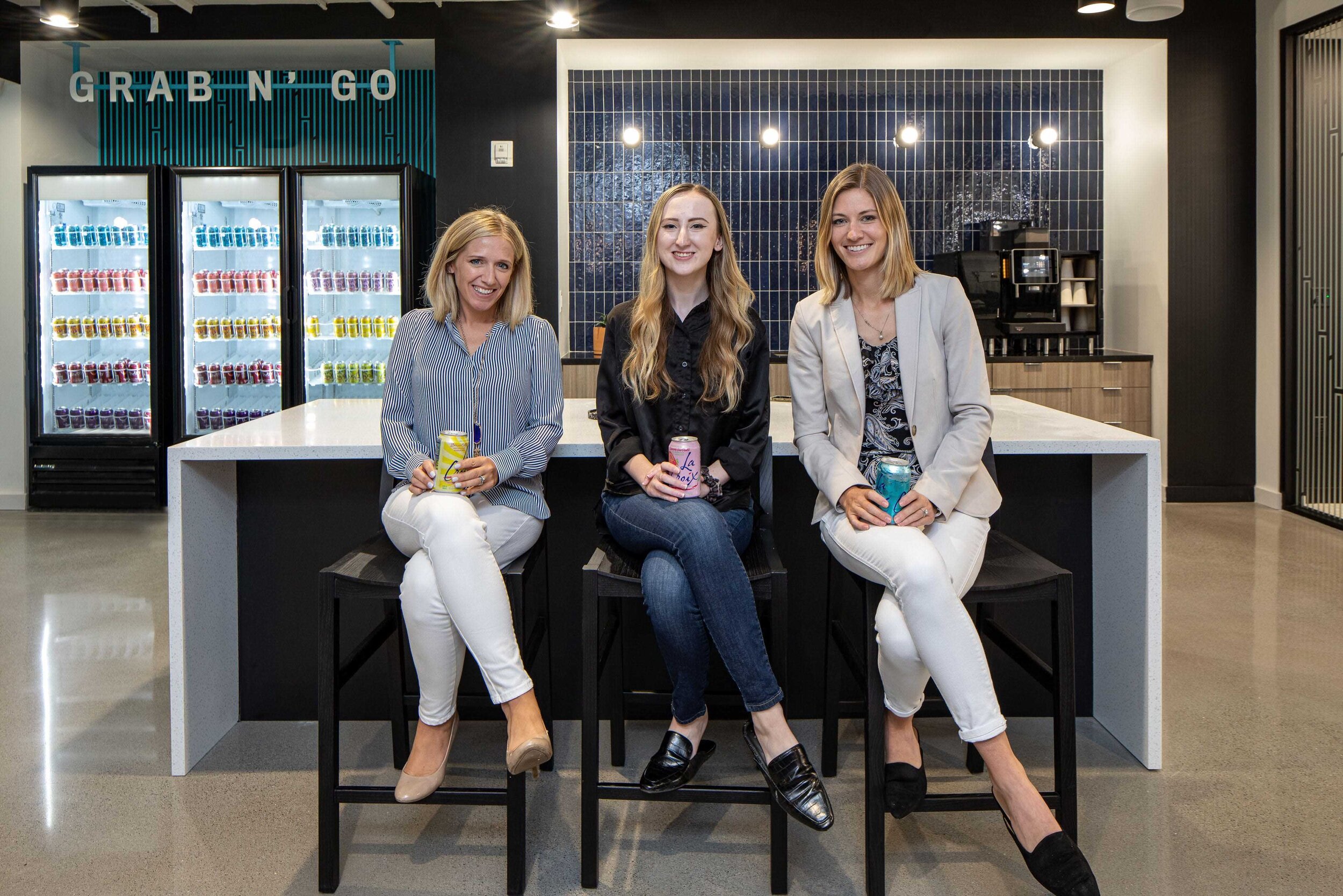 CRC, Heather, and Abbey in Servery Area