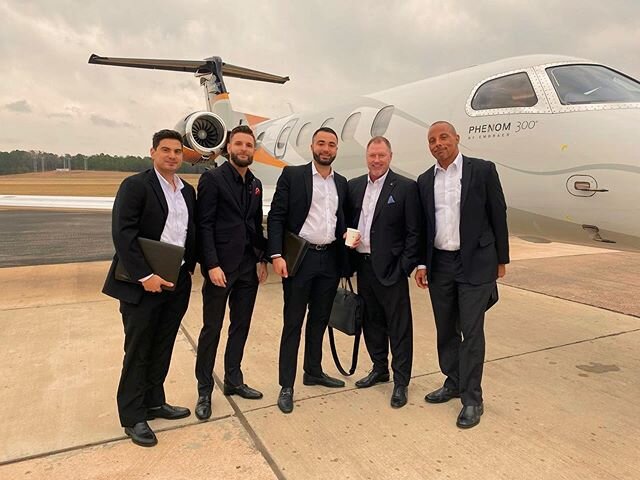 A TBT of One of our many business trips! 
#Businesstrip #aviation #theboys #workhard #playhard