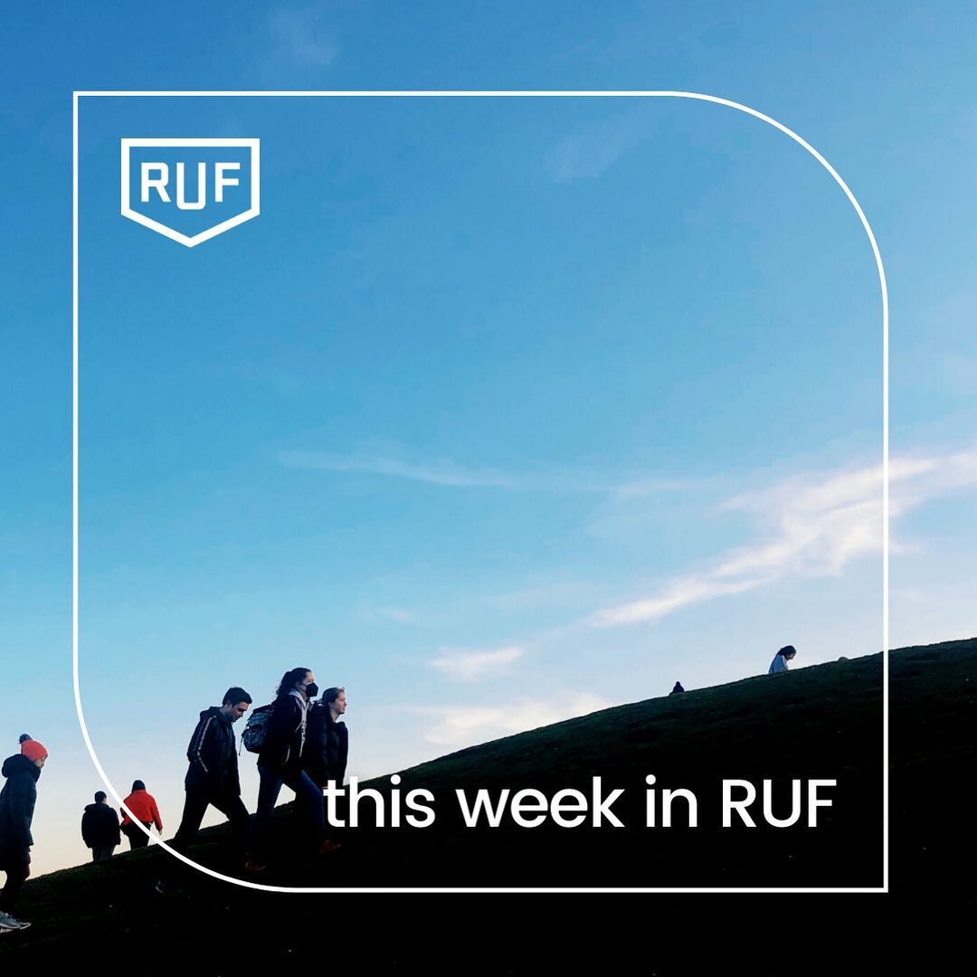 This week, we have an RUF event EVERY DAY! That might be a first since Dawg Days! Here's what's different about this week:
Thursday - Ladies' Prayer
Friday - First Year Game Night (RSVP to Kate!)
Saturday - Trash Clean-up (Sign-up with the link in bi