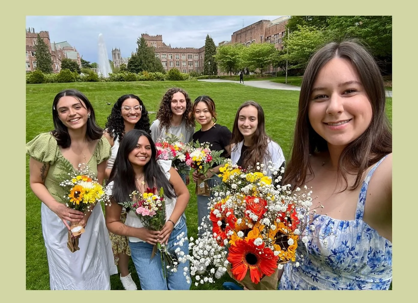 Florals, Friends, and Fresh Spring Days with the women of RUF!! 
Thank you for joining us in fellowship ladies!! 🌼 🌸 

#womensministry #reformeduniversityfellowship #collegeministry #universityofwashington #seattlespring