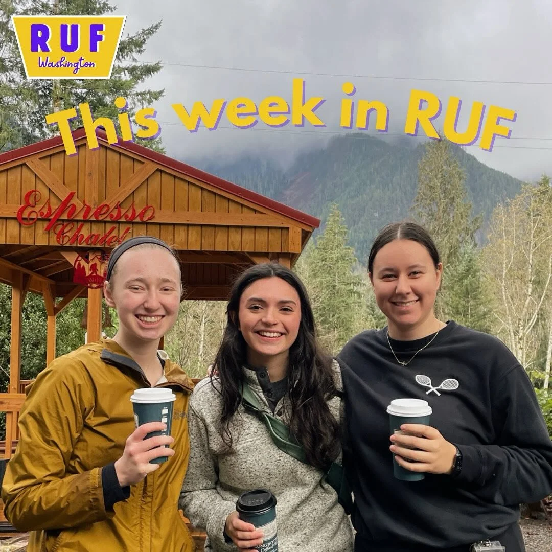 Week 8! 
Midterms got you down? Come study with us tomorrow and meet a new friend! Or come to an epic large group on Wednesday for friends, fellowship, and the gospel truth!! Johnson 102!

#universityofwashington #reformeduniversityfellowship #colleg