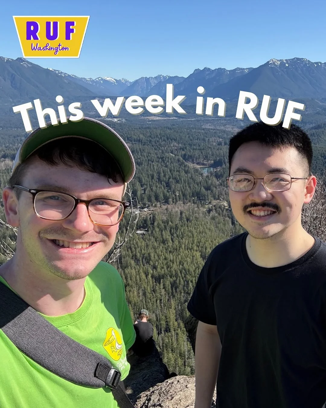 Week 7! Week 7! 

Please watch out for the change of location for this weeks Large Group! Hope to see y&rsquo;all there!!

#reformeduniversityfellowship #universityofwashington