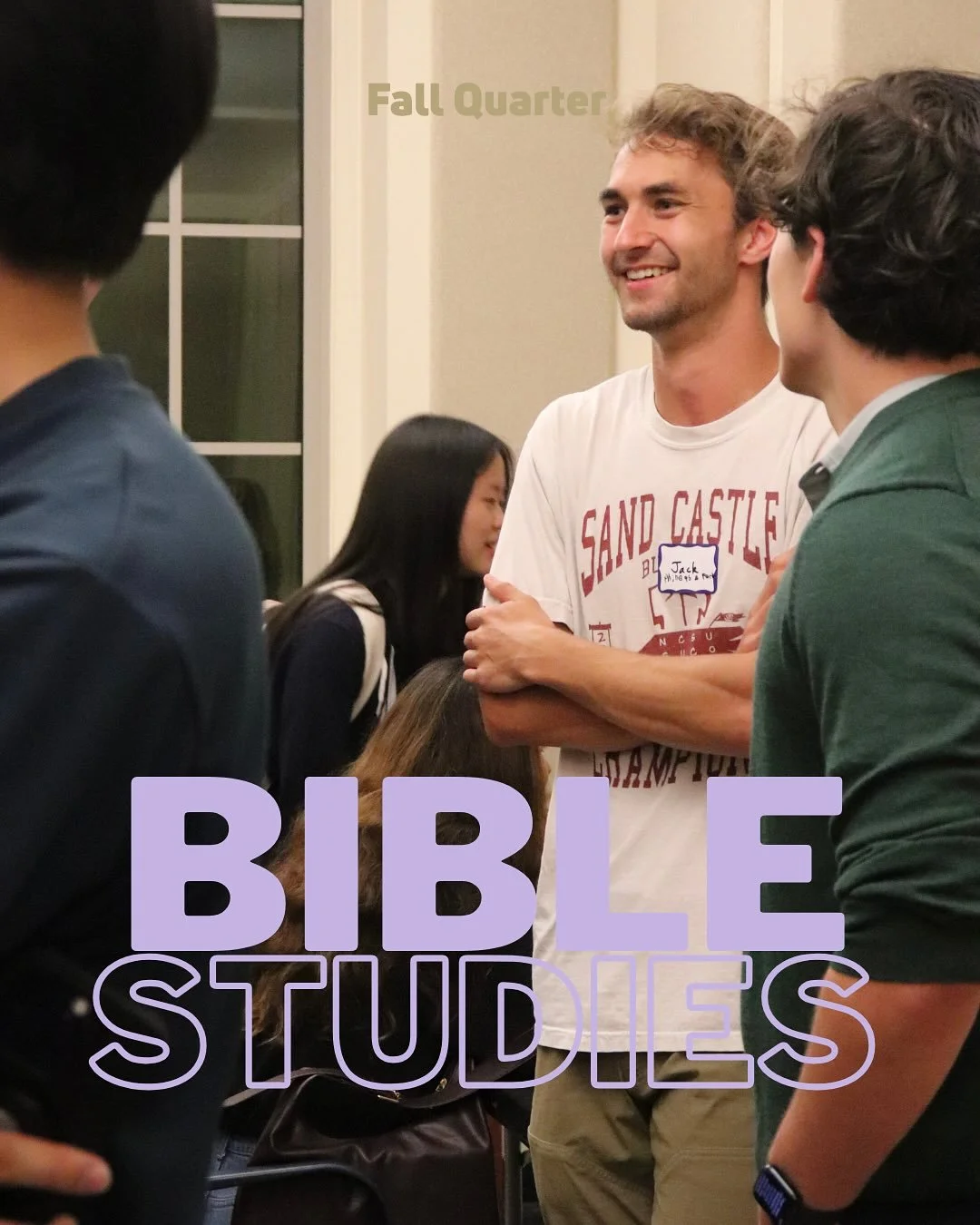 This fall, join us as we dive into God&rsquo;s Word together through Bible studies! Whether you&rsquo;re new to faith or looking to grow your relationship with god, there&rsquo;s a place for you! 
Come connect, ask questions, and be part of a communi