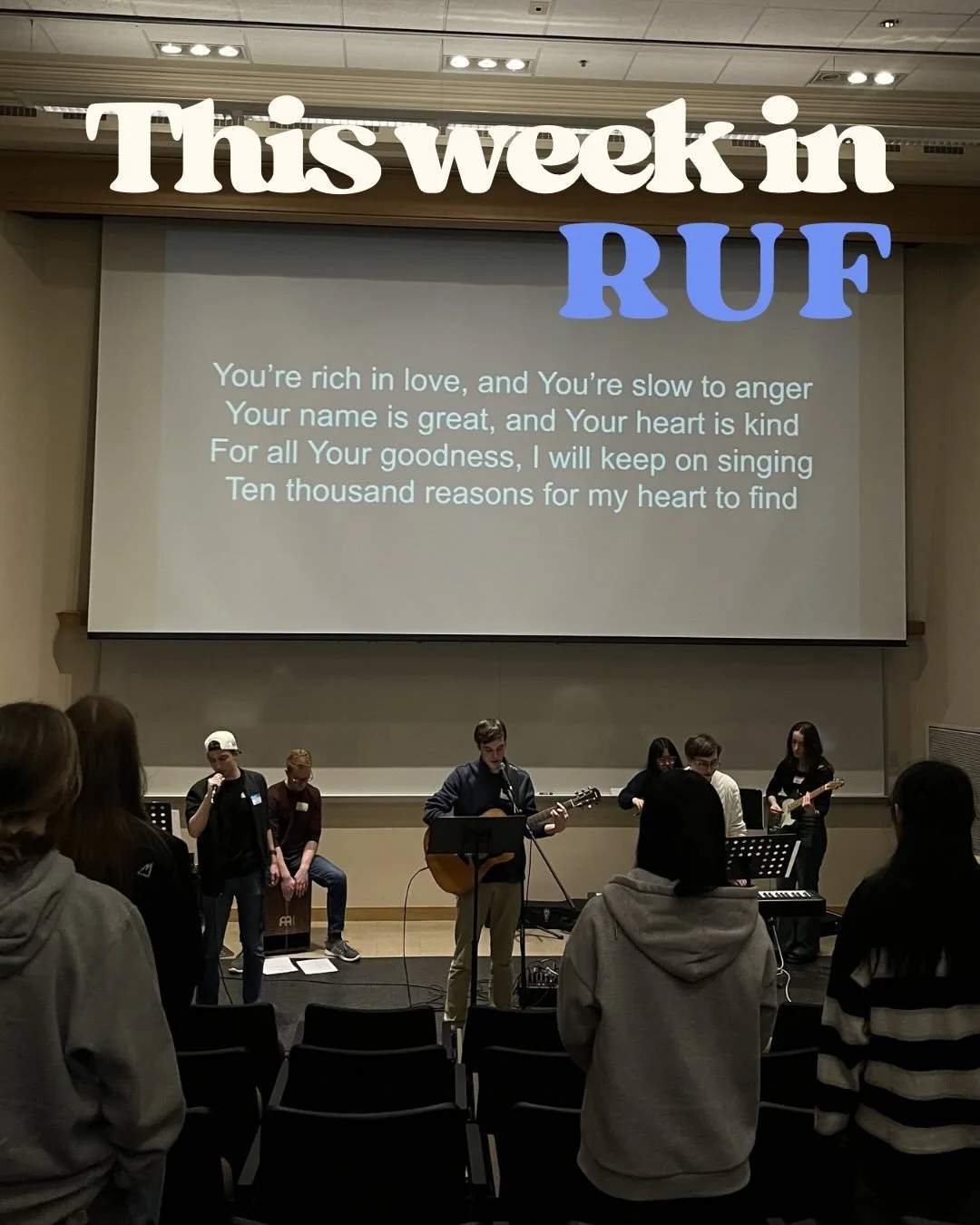 Spring quarter is here and we&rsquo;re so back! Join us for FYBS, Large Group, and rides to Trinity Church Seattle this week! All other bible studies start next week. We hope to see you there:) 
#reformeduniversityfellowship #universityofwashington