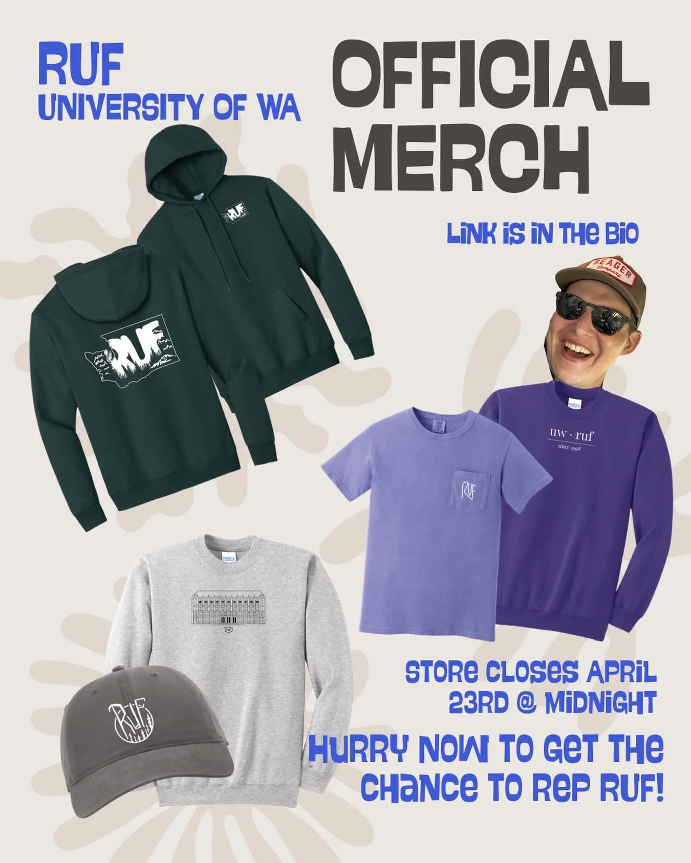 It&rsquo;s official! We have partnered up with Swan Graphic, a ministry in the Yakima Reservation, to provide everyone with some amazing RUF merch! Don&rsquo;t wait too long to purchase some goodies, the link closes NEXT WEEK on Thursday, April 23rd 