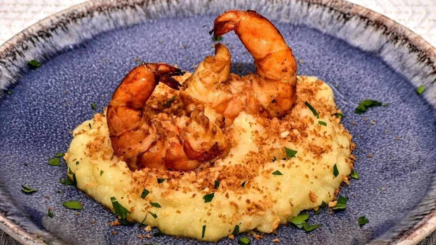 Cajun Shrimp with Parsnip Purée