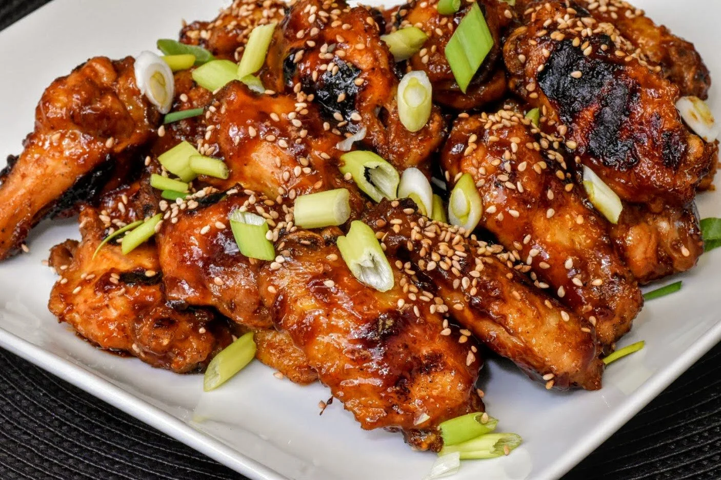 Sticky Grilled Chicken Wings