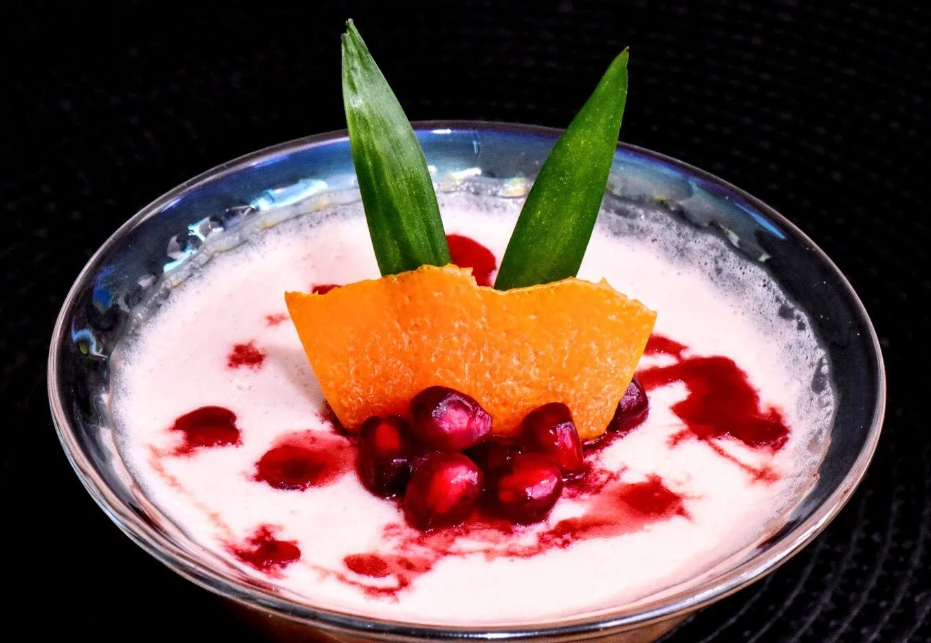 Pomegranate Panna Cotta