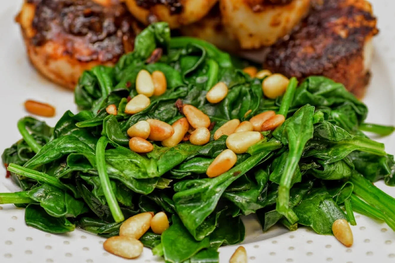 Sauteed Baby Spinach