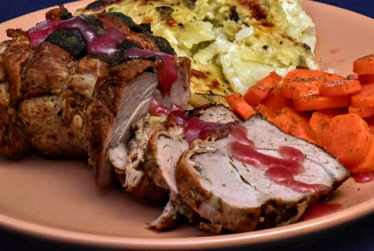 Roast Pork Tenderloin with Prosciutto and Sage
