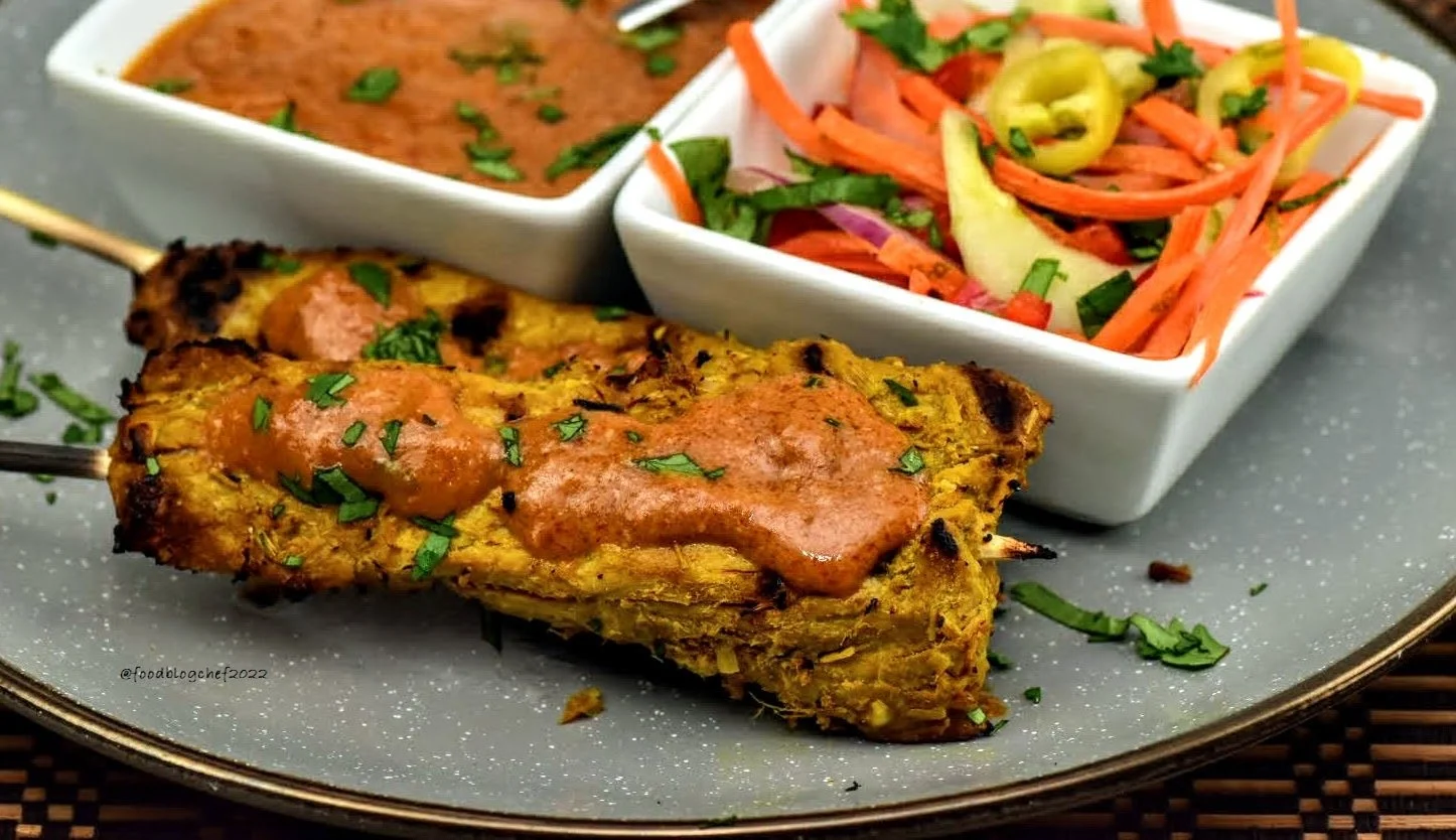 Thai Pork Satay with Peanut Sauce