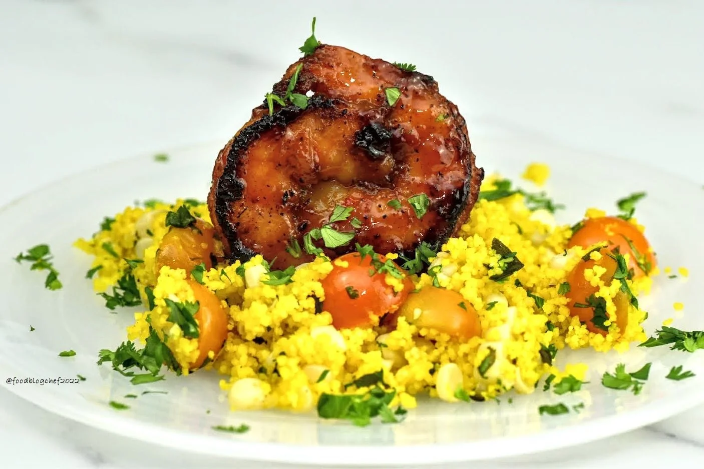 Glazed Yin-Yang- Shrimp