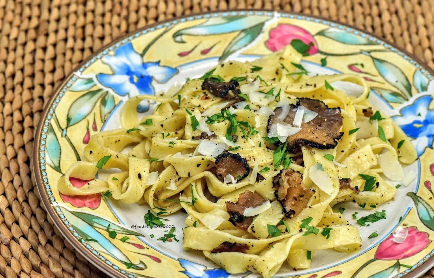Fettuccini with Black Truffles