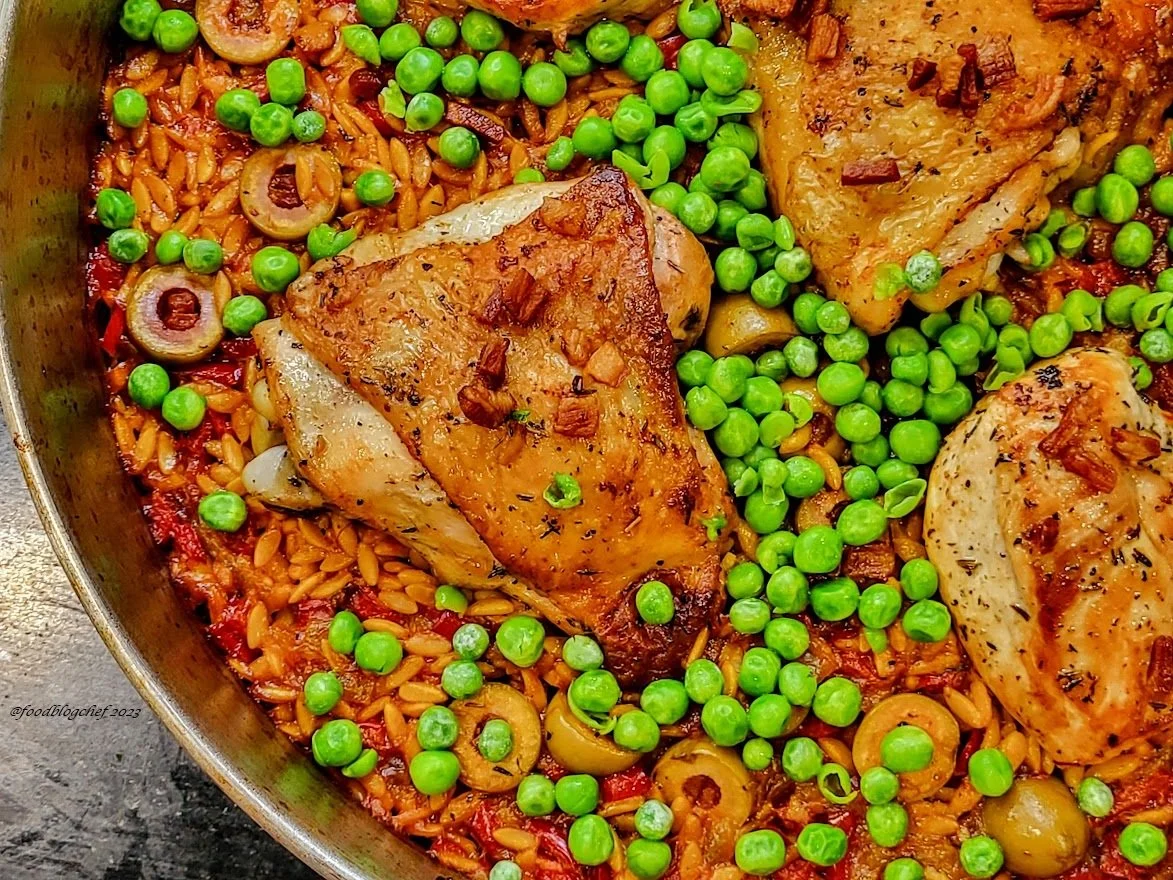 Baked Chicken and Orzo