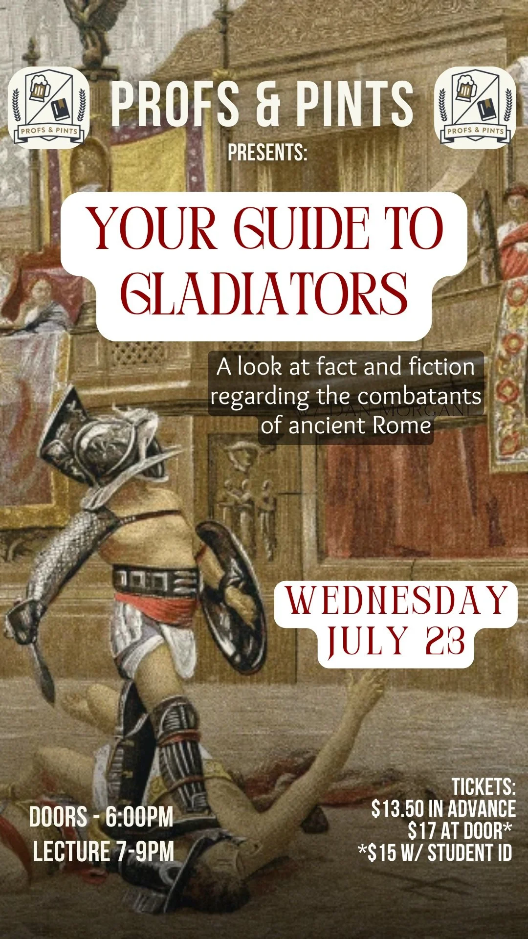 Profs & Pints : Gladiators