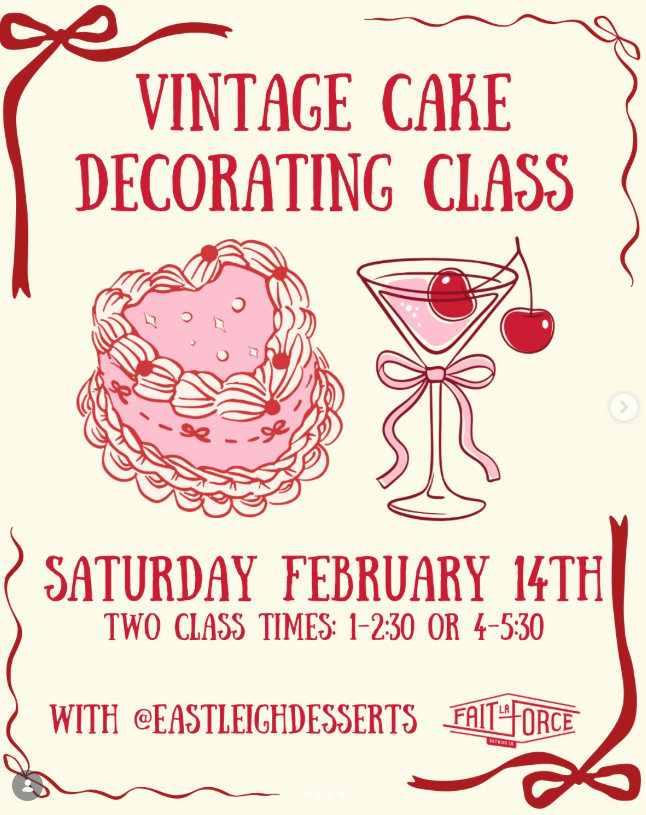 Vintage Cake Decorating Class