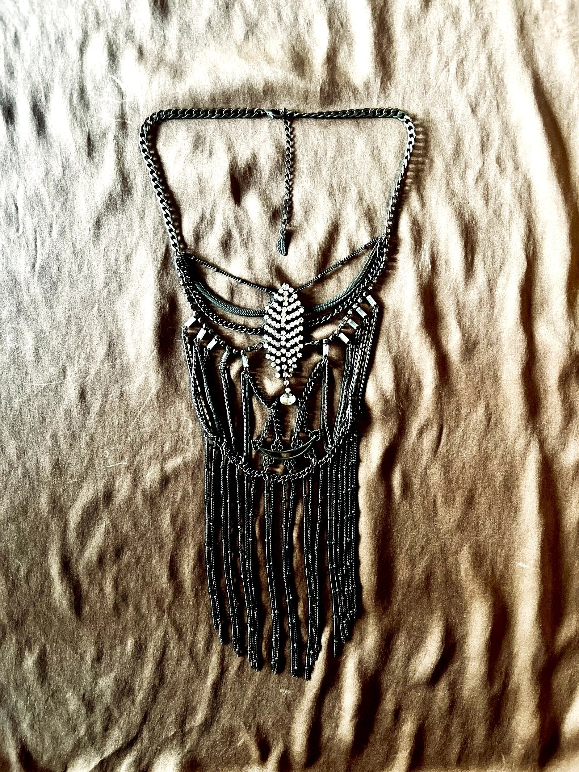 "The Goddess" Cascading Necklace