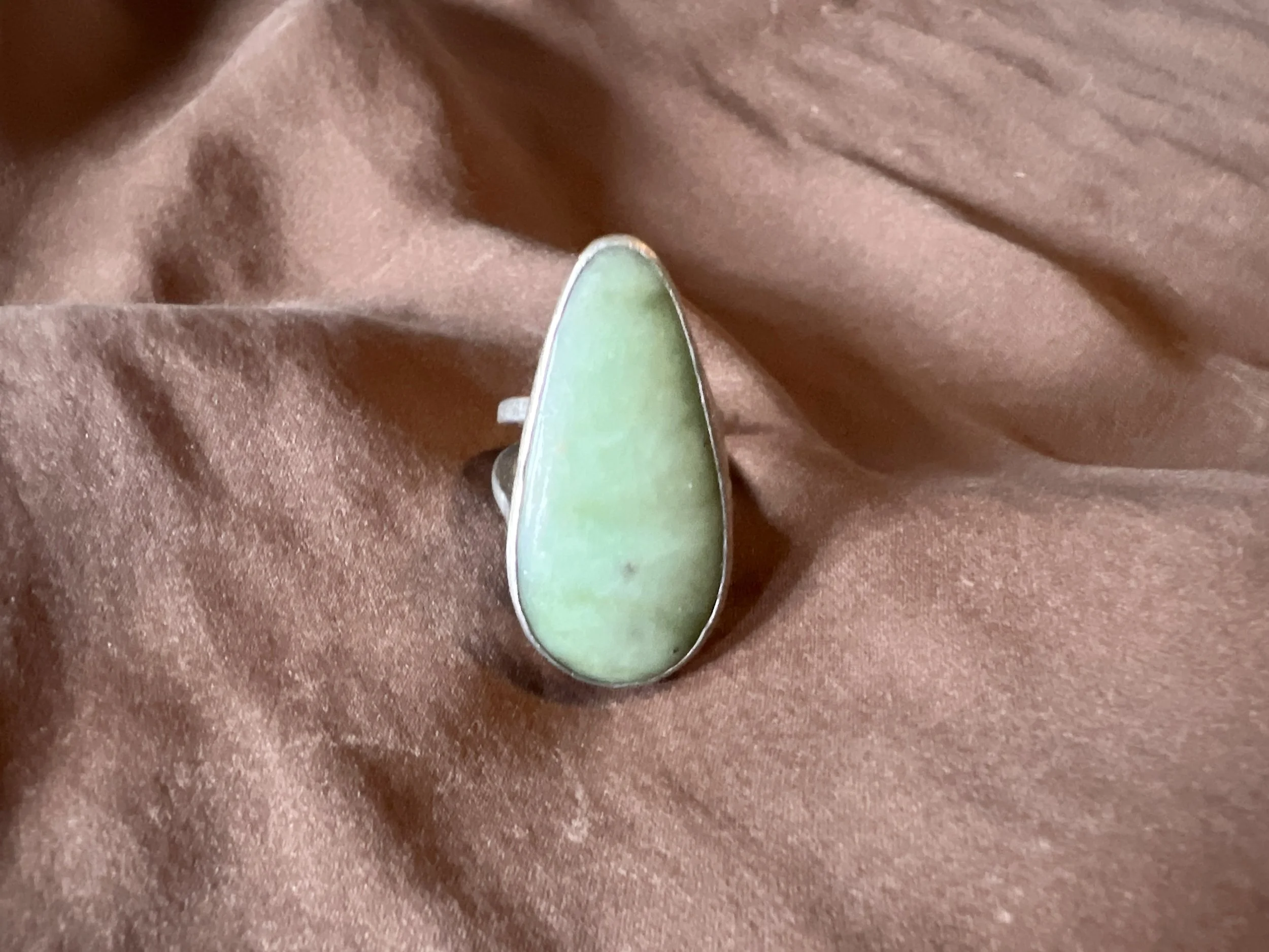Peruvian Turquois Teardrop Ring