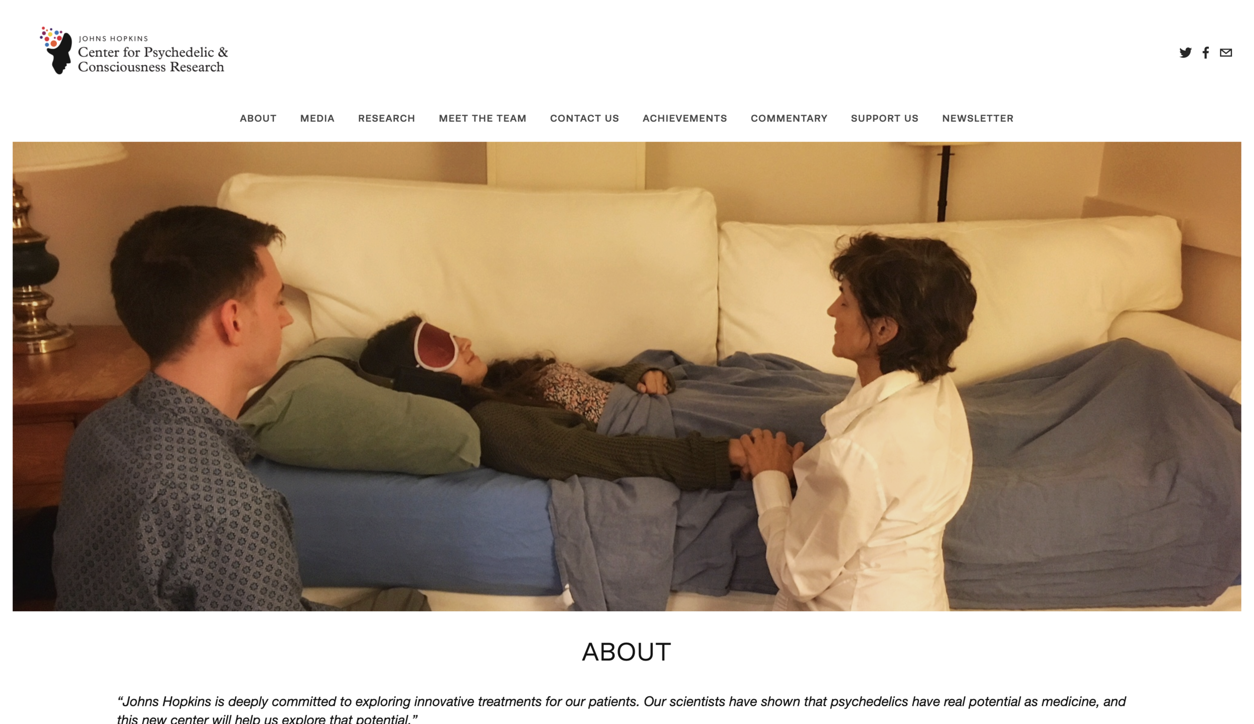 John Hopkins Center for Psychedelic & Consciousness Research