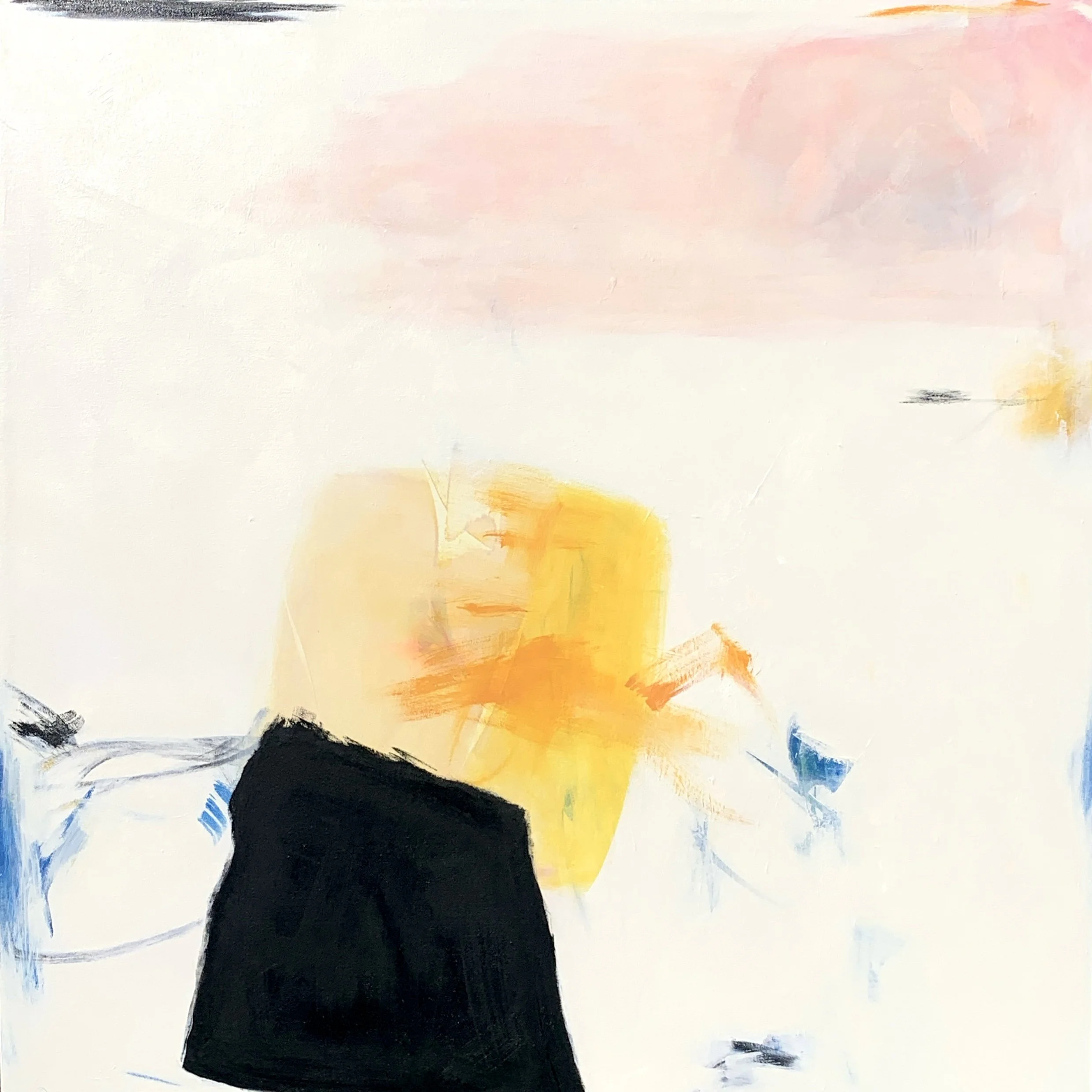 48X48 - SUNSET and THE LOTUS