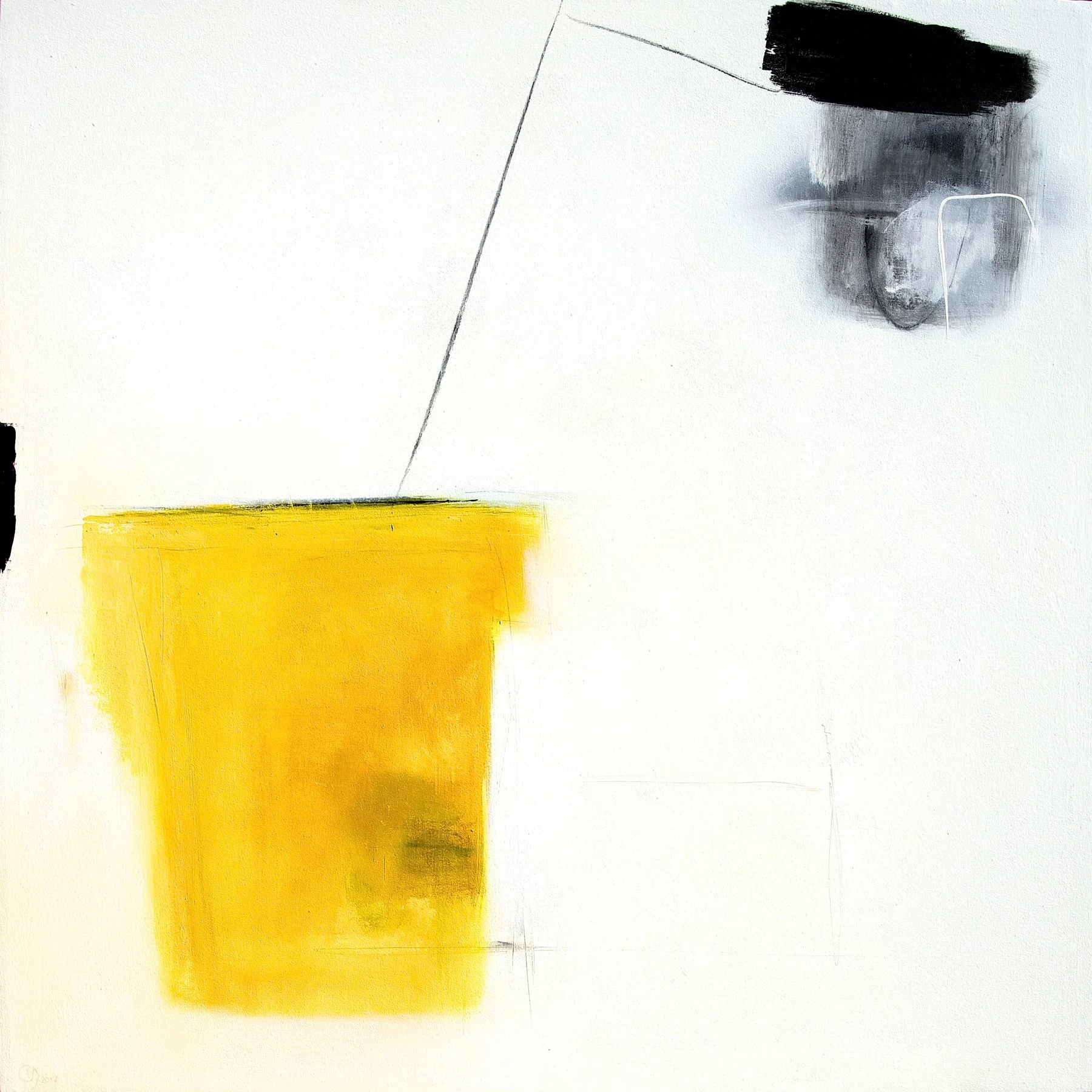 48X48 - THE LIGHT AND THE YELLOW BUTTERFLY