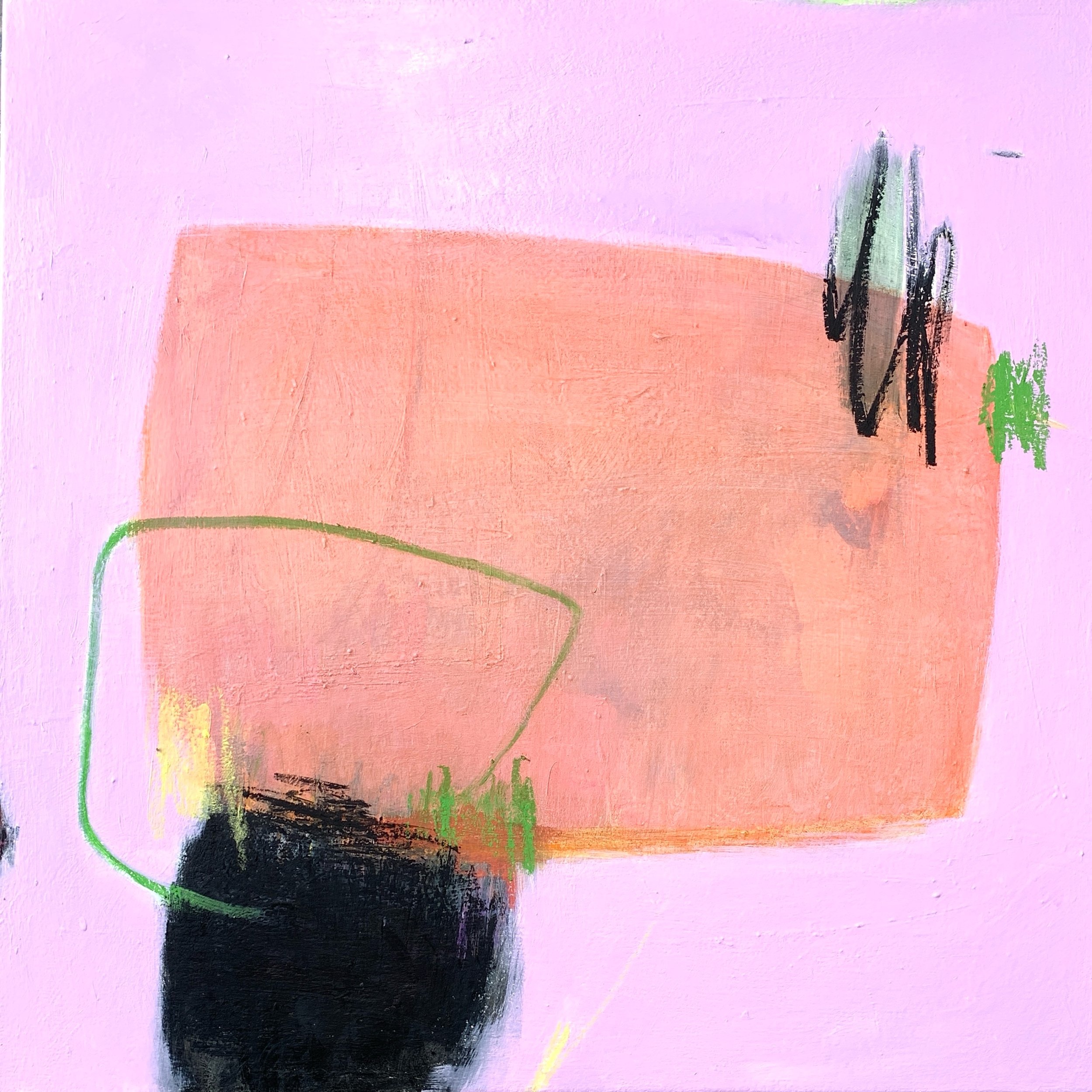 MOONRISE ON THE HORIZON | 30x30 inches