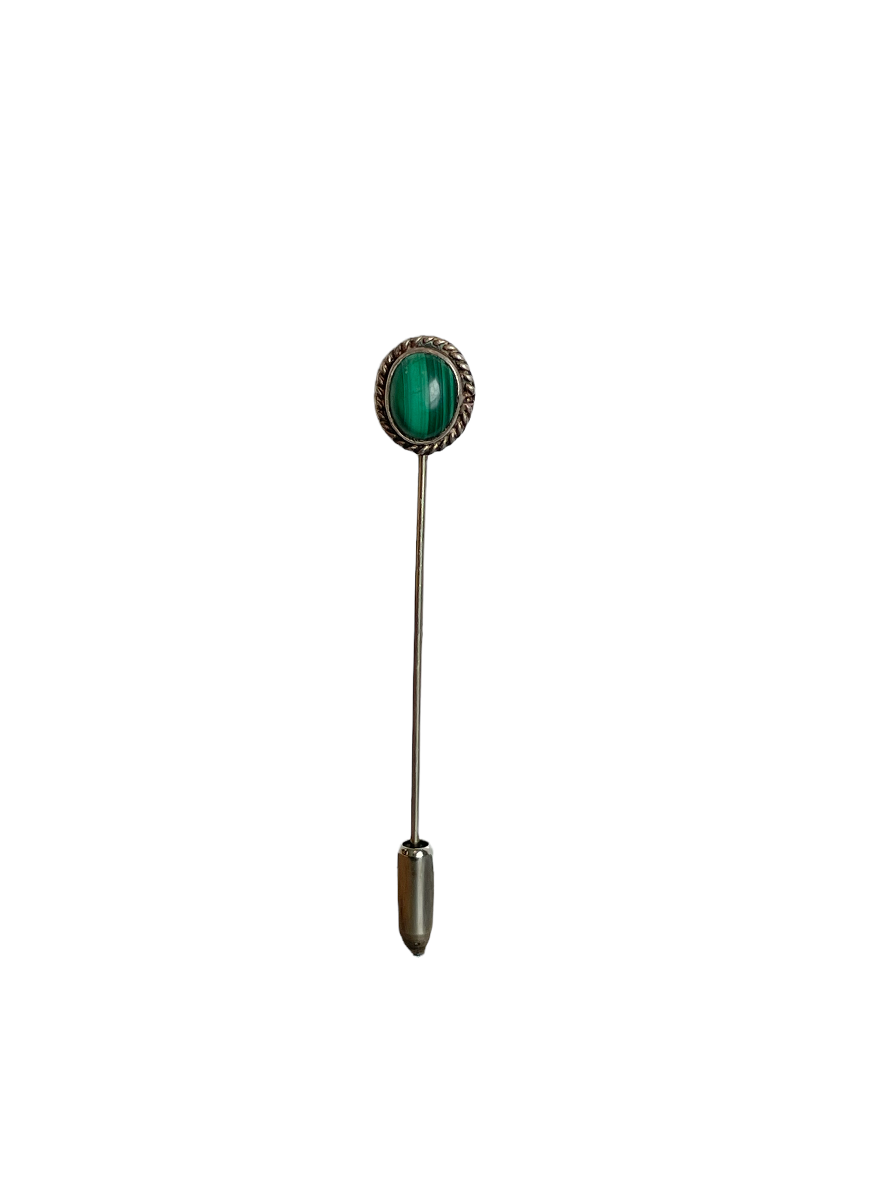 Vintage Malachite Stickpin