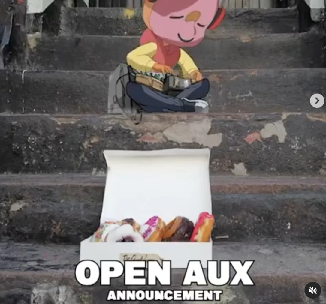 Announcement - Open Aux Vol. 12 at The Donut Lounge