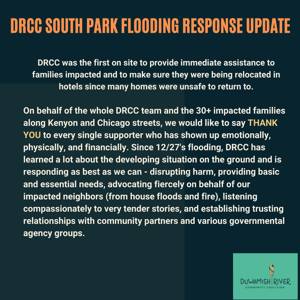 Flooding Updates — Duwamish River Community Coalition