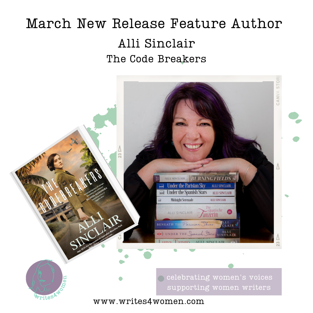 March New Release Feature Author - Alli Sinclair, The Codebreakers