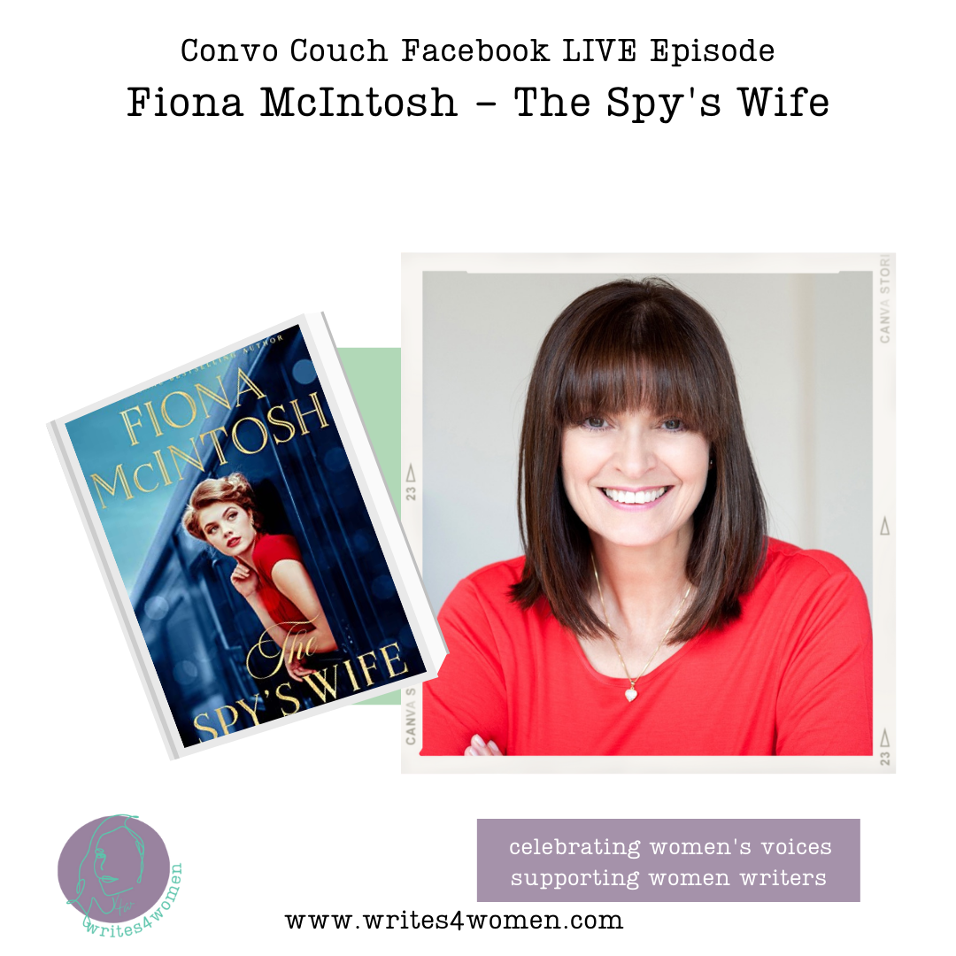Convo Couch Facebook LIVE : Fiona McIntosh, The Spy's Wife