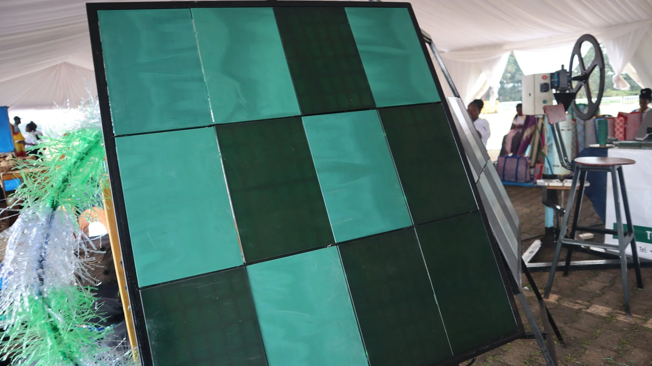 TakaTiles are an environmentally friendly choice of tiles as they are made entirely from recycled PET plastic. PET, or polyethylene terephthalate, is a durable and versatile plastic commonly used in beverage bottles and packaging. 