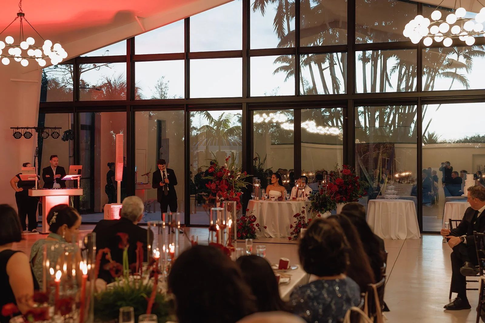 Sweetheart table flowers